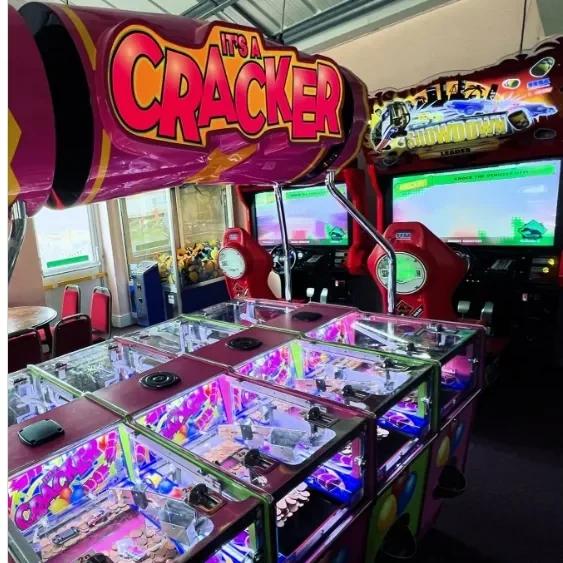 caravan park arcade games room supplied by sonic electronics blackpool, gaming fruit machine and amusement machine supplier